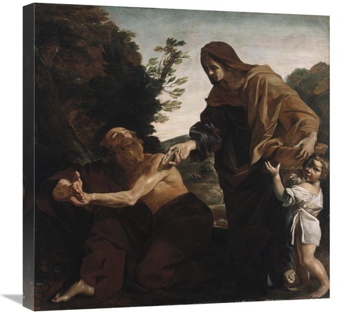 Global Gallery GCS-456790-2424-142 24 x 24 in. Elijah Receiving Bread 