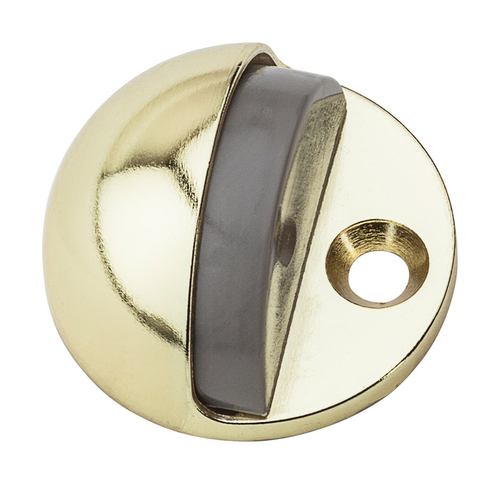 National Hardware 5006427 Brass Zinc Door Stop Mounts to Floor - Pack 