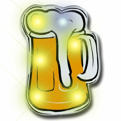 Blinkee 3255000 Beer Flashing Body Light Lapel Pins
