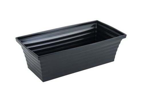 Bon Chef 53104BLACK 10.25 x 19 x 6 in. Americana Square 3 quart Bowl&#