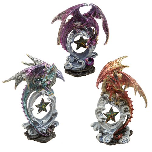 Wish Upon a Star Fantasy Nightmare Dragon Figurine