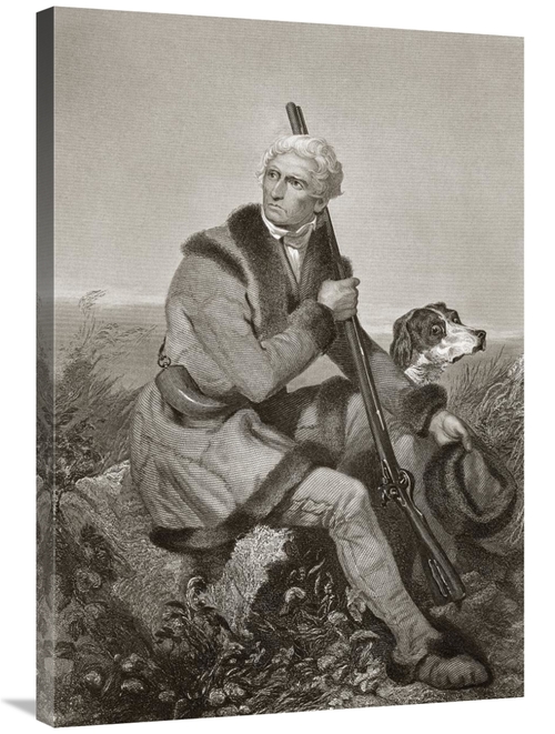 Global Gallery GCS-281858-36-142 36 in. Daniel Boone, American Fro
