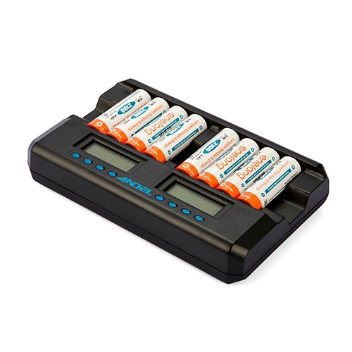 Universal 8 Slot Smart AA AAA NIMH Rechargeable