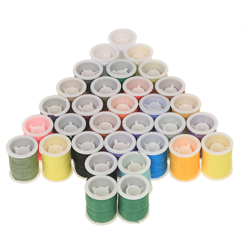 60pcs/set Mixed Color Sewing Thread Set Metal