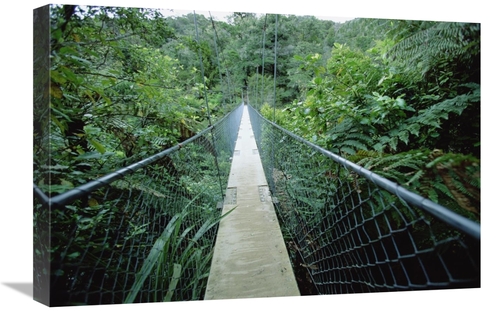 Global Gallery GCS-452463-1624-142 16 x 24 in. Suspension Bridge in Ab