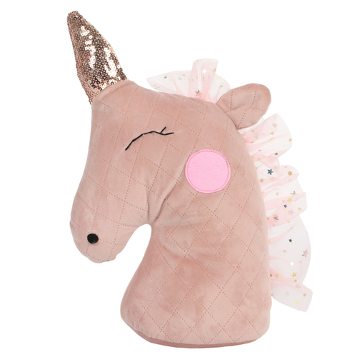 Blush Unicorn Door Stop
