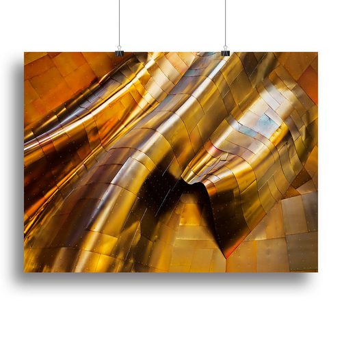 Abstract Steel Canvas Print or Poster