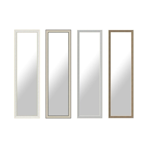 Wall mirror DKD Home Decor 35 x 2 x 125 cm Crystal Grey Brown White