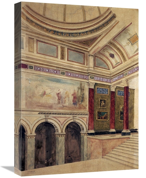 Global Gallery GCS-267886-22-142 22 in. The Entrance Hall of the Natio