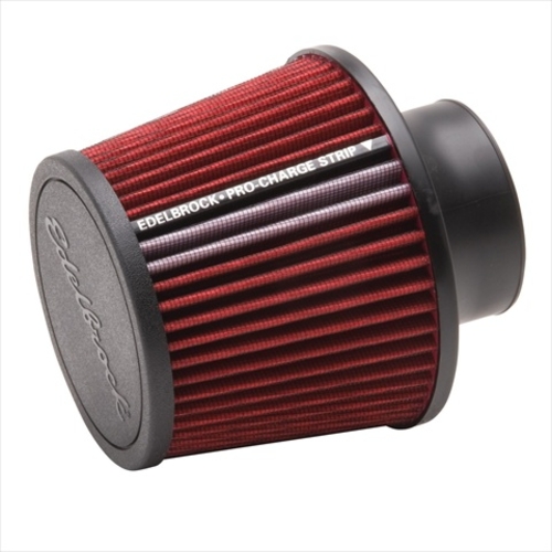 EDELBROCK 43651 Air Filter - Red- Chrome