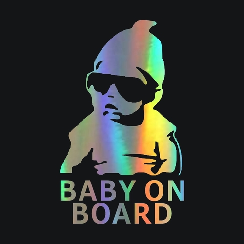 9*14.8cm BABY ON BOARD Car Stickers and Decals for