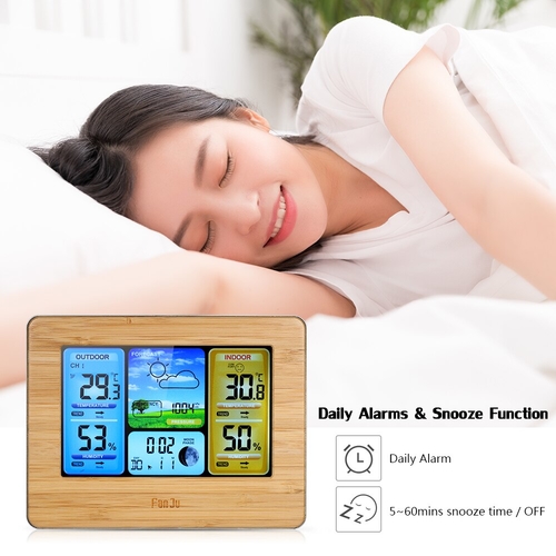 USB/Battery Operated Wireless Color LCD Weather