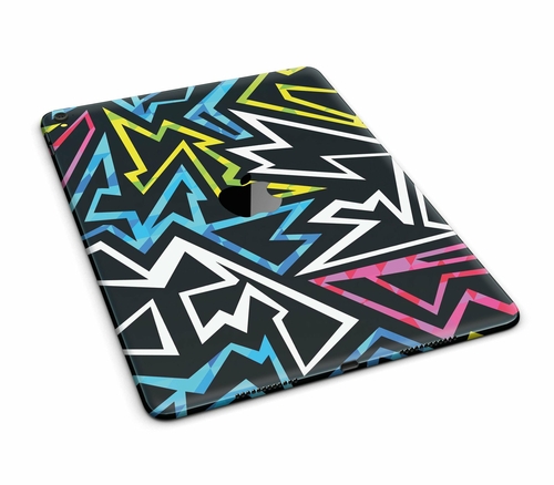 Crazy Retro Squiggles V1 Full Body Skin for the iPad Pro (12.9" or