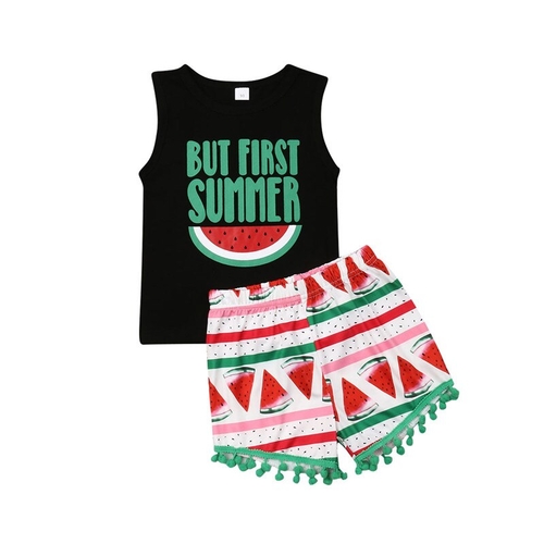 Toddler Kid Baby Girl Clothes Set Summer