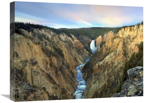 Global Gallery GCS-396516-1824-142 18 x 24 in. Lower Yellowstone Falls