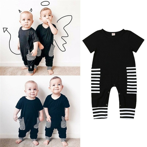 Summer Infant Baby Boy Cotton Romper Casual Short