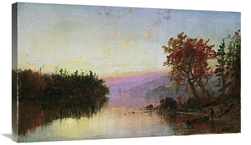 Global Gallery GCS-277152-36-142 36 in. Greenwood Lake at Twilight Art