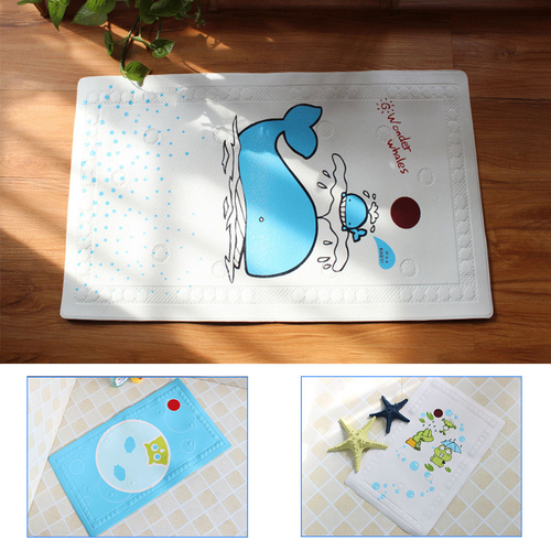 Bathroom Anti Slip Heat Sensitive Pvc Anti Slip