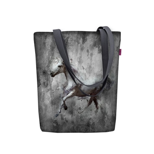 Main Amor Shoulder Bag In Canvas Sunny Line Bertoni image