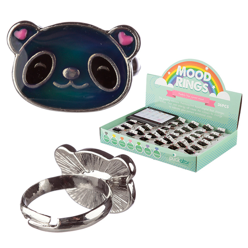 Cute Kids Panda Mood Rings
