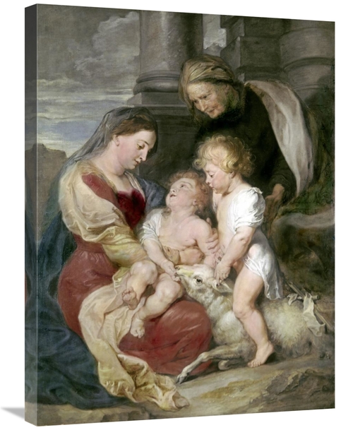 Global Gallery GCS-279935-30-142 30 in. Virgin & Child with St. Elizab