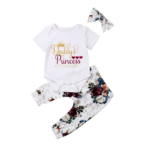 Casual 0-18M Newborn Clothes Baby Girls Sets