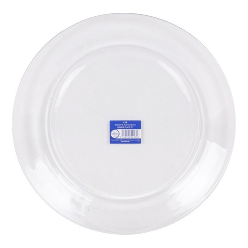 Flat Plate Duralex Lys Transparent Ø 28 x 28 x 2,5 cm