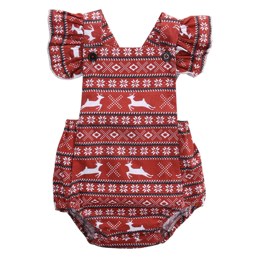 Brand Kids Baby Girl Christmas Deer