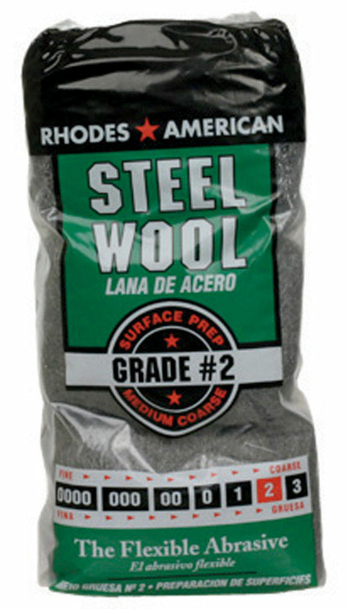 Homax 1361146 Number 2 Steel Wool Pad - Pack of 12