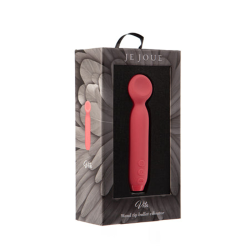 Je Joue Vita Rechargeable Silicone Wand Tip Bullet Vibrator Watermelon