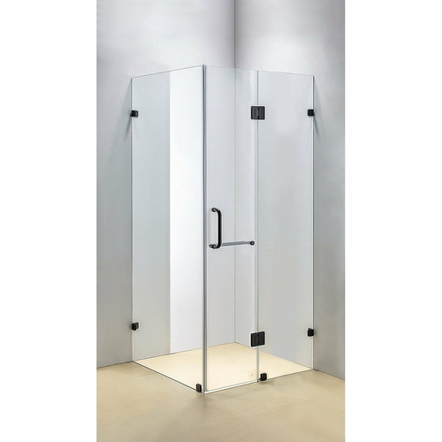 120 x 100cm Frameless 10mm Glass Shower Screen By Della Francesca