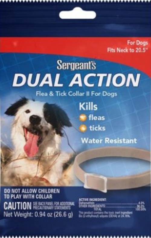 Sergeants Pet Products 03284 Sergeants Dual Action Flea & Tick Collar 