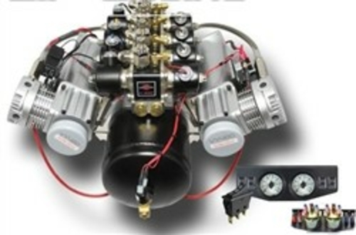 AirBagIt AIR-AIRENGINE-02 Plug & Play V-8 AIR-ENGINE 21 In. x 20 In. x