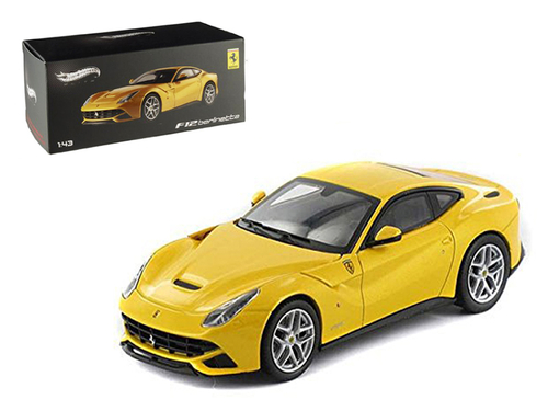 Ferrari F12 Berlinetta Yellow Elite Edition 1/43 Diecast Car Model by