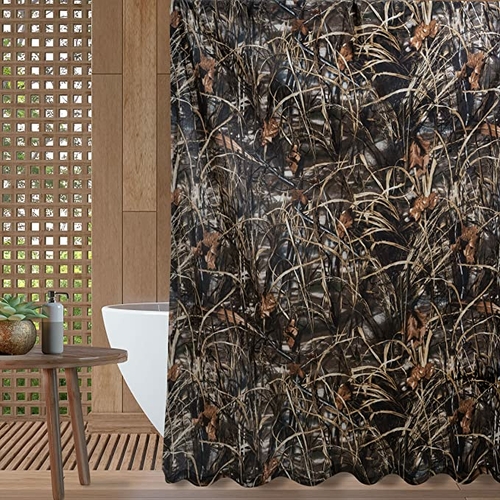 RealTree - Max 4 Farmhouse - Hunting Camo Cabin Rustic Shower Curtain