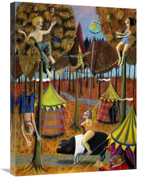 Global Gallery GCS-281808-30-142 30 in. Worried Fish Art Print - Judy 