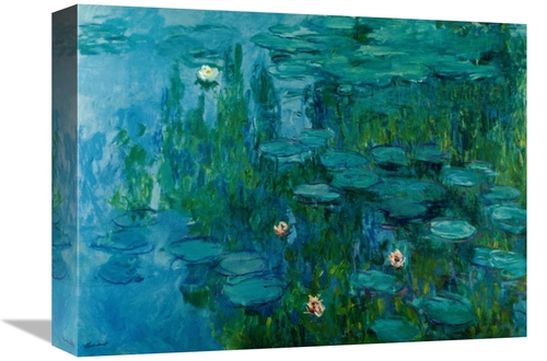 Global Gallery GCS-278744-16-142 16 in. Water Lilies, C. 1918-21 A
