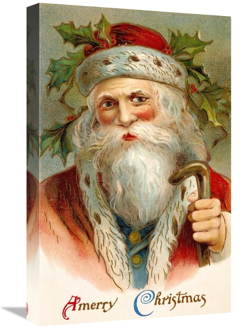 Global Gallery GCS-281216-22-142 22 in. Vintage Santa Art Print - Unkn