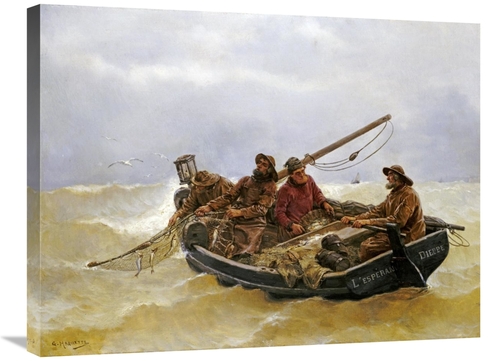 Global Gallery GCS-266475-30-142 30 in. Drawing in the Catch Art Print