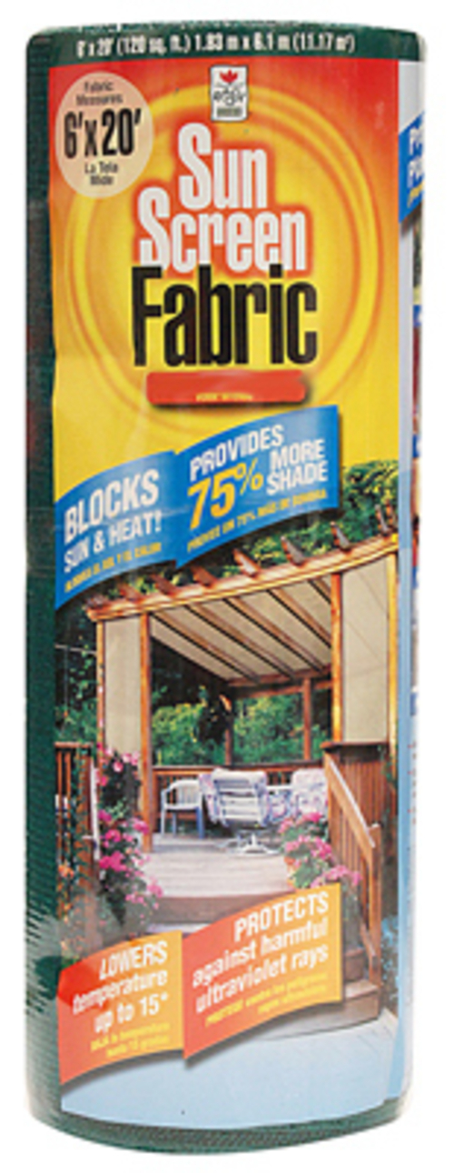 Easy Gardener 72320P 6 x 20 ft. Harvest Wheat Sun Screen Fabric