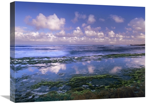 18 x 24 in. Tidepools & Waves at HoOkipa Beach, Maui, Hawaii A