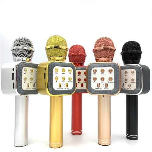 Karaoke Wireless Microphone Speaker Dance Light  