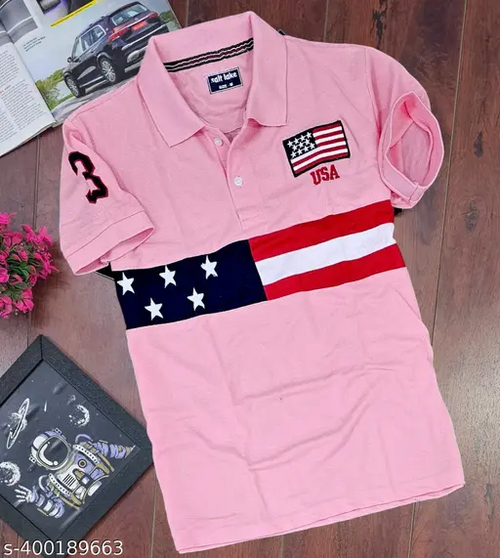 Mens Casual Colorblock T-shirts