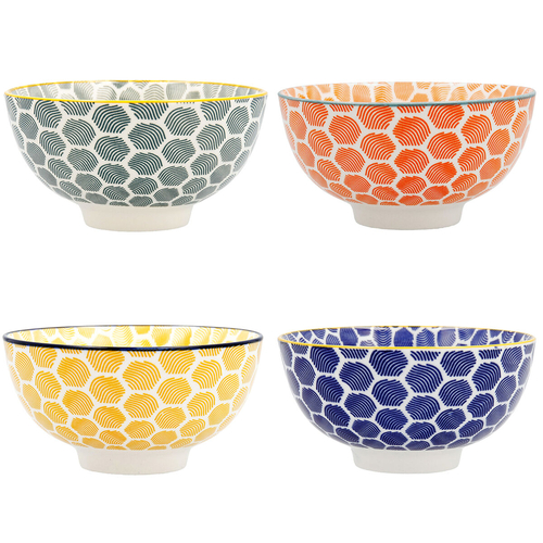 Bowl Quid Pippa 12,5 x 12,5 cm Ceramic Multicolour (Pack 6x)