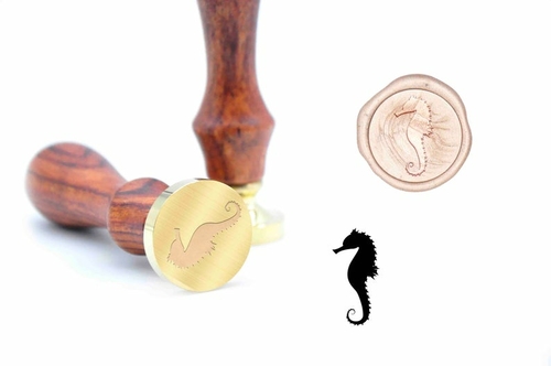 Seahorse Animal Wax Seal Stamp - Sea Wax Seal Stamp Kit 
