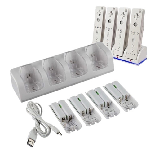 LED Light Station Wii Cell Charging Dock Stand for