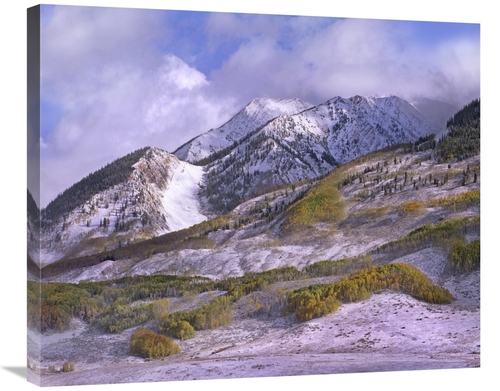 Global Gallery GCS-396180-30-142 30 in. Elk Mountains with Snow in Aut