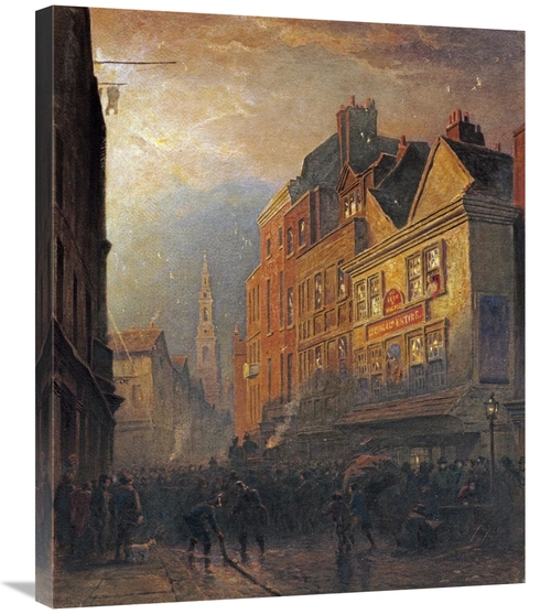 Global Gallery GCS-268103-30-142 30 in. A Fire in Drury Lane Art Print