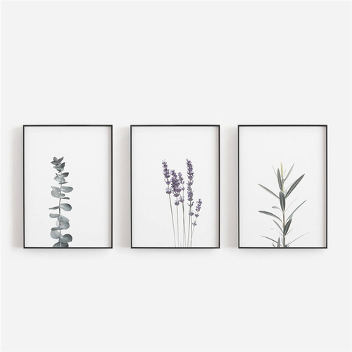 Watercolour Lavender Canvas Art Print And Poster ,