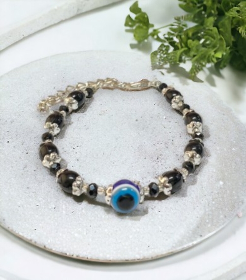 Fortune’s Shield Evil Eye Bracelet